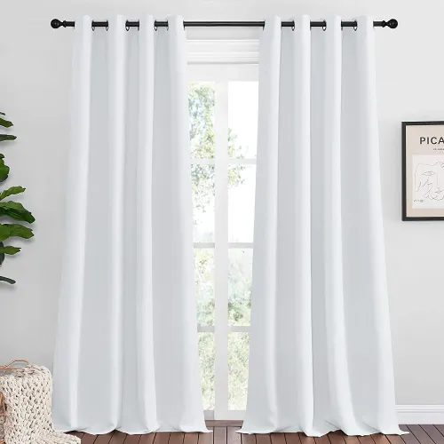 StangH Solid Blackout Thermal Insulated Custom Curtain (1 Panel)