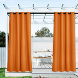 Custom Outdoor Curtains for Patio Waterproof, Thermal Insulated Rustproof Grommet Outdoor / Indoor Curtains Privacy Protect for Landscape by RYBHOME ( 1 Panel )