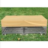 RYBHOME Waterproof Sun Block Dog Run & Pet Kennel Shade Cover (Dog kennel not included)
