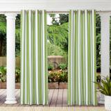 RYBHOME Multi Color Optional Outdoor Waterproof Stripe Curtain  ( 1 Panel )