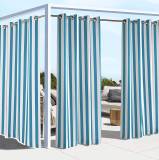 RYBHOME Multi Color Optional Outdoor Waterproof Stripe Curtain  ( 1 Panel )