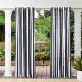 RYBHOME Multi Color Optional Outdoor Waterproof Stripe Curtain  ( 1 Panel )