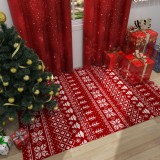 Custom Christmas Area Augs Mixed Wash Carpet by RYB HOME (1 Panel)
