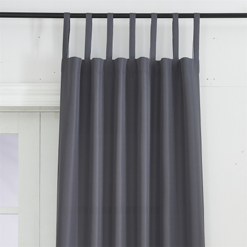 RYBHOME Waterproof Curtains, Outdoor Plain Weave Shading Curtain Rod Extension Velcro ( 1 Panel )