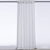 Custom Linen Curtain for Bedroom, Hazy Semi Sheer Curtains for Farmhouse Decoration by RYB HOME ( 1 Panel )