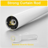 RYB HOME Adjustable Curtain Rods for Windows, 1 1/8 Diameter Adjustable Modern Ball Final Design Decorative Drapery Rod