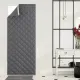 StangH Custom 1 Panel Thermal Door Curtain for Porch, Windproof Waterproof Soundproof Door Cover for French Front Door, Thick Cold Protection Garage Door Christmas Decorations