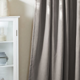 RYB HOME 1 Panel Custom Velvet Bedroom Curtains - Granular Blackout Curtains Privacy Insulation for Living Room