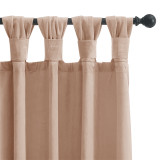 RYB HOME 1 Panel Custom Velvet Bedroom Curtains - Granular Blackout Curtains Privacy Insulation for Living Room