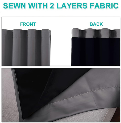 2-Layer Blackout Fabric Swatch Polyester Refundable Order Amount Over $199