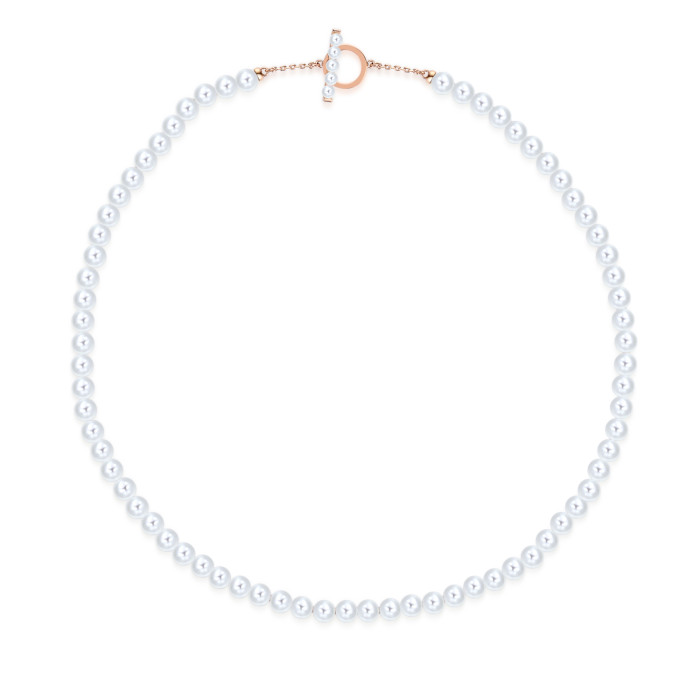 Classic Dinner Party Artificial Pearl Necklace