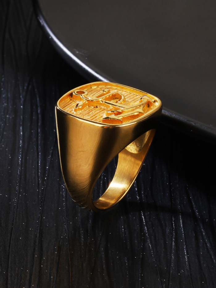Pure gold ring cheap design for male