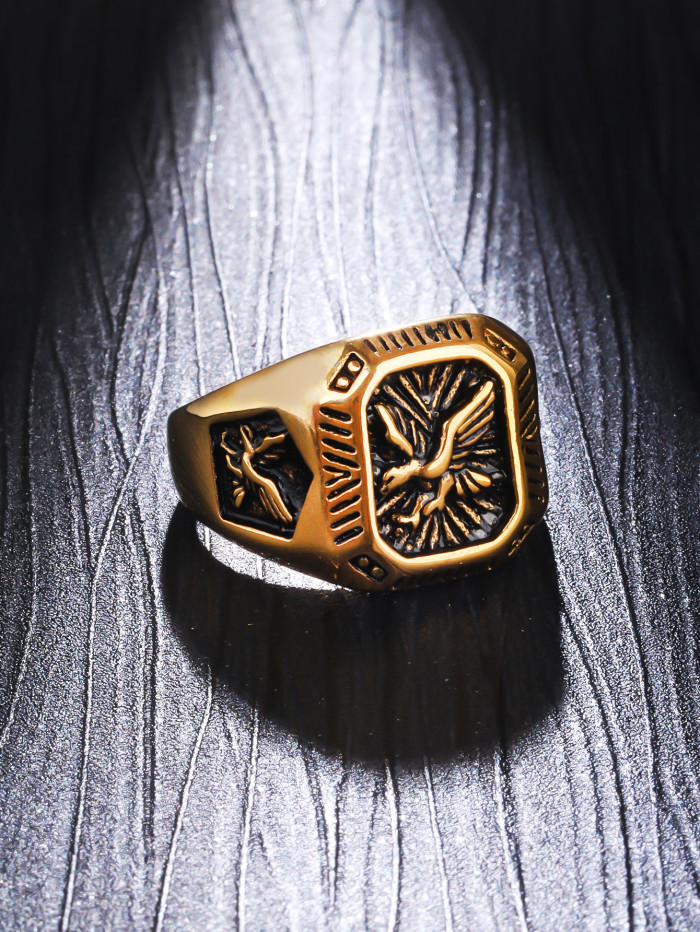Gold eagle outlet ring meaning