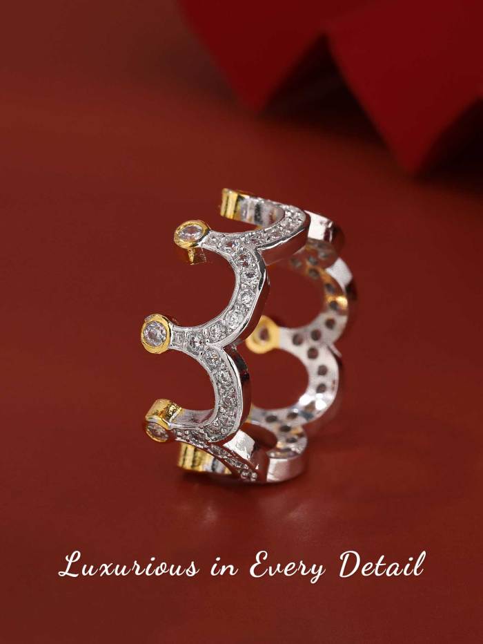 Copper plated on sale 18k white gold