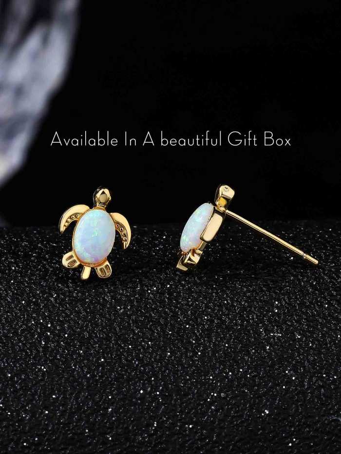 Cute outlet turtle earrings
