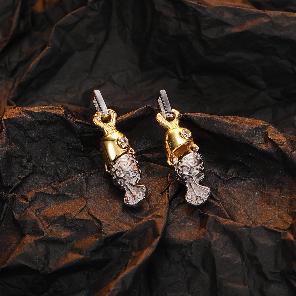 AED 30.0 Fun Cute Candy Sterling Silver Earrings www.duzai