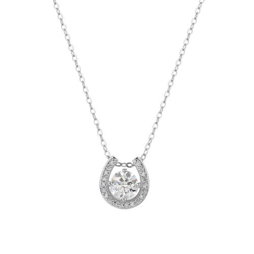 [Lucky Charms Forever] Moissanite Silver Necklace