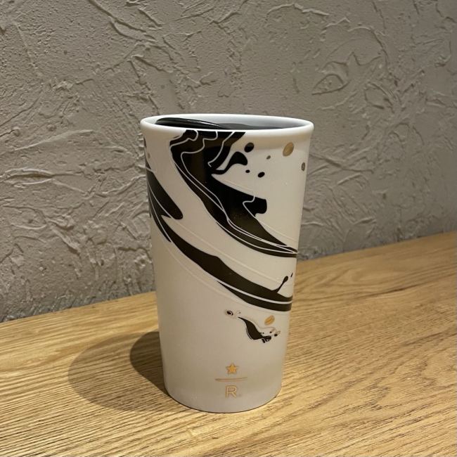 2021 China RESERVE Series Black and white classics Origin of coffee beans Double Wall Tumbler 12oz Mug