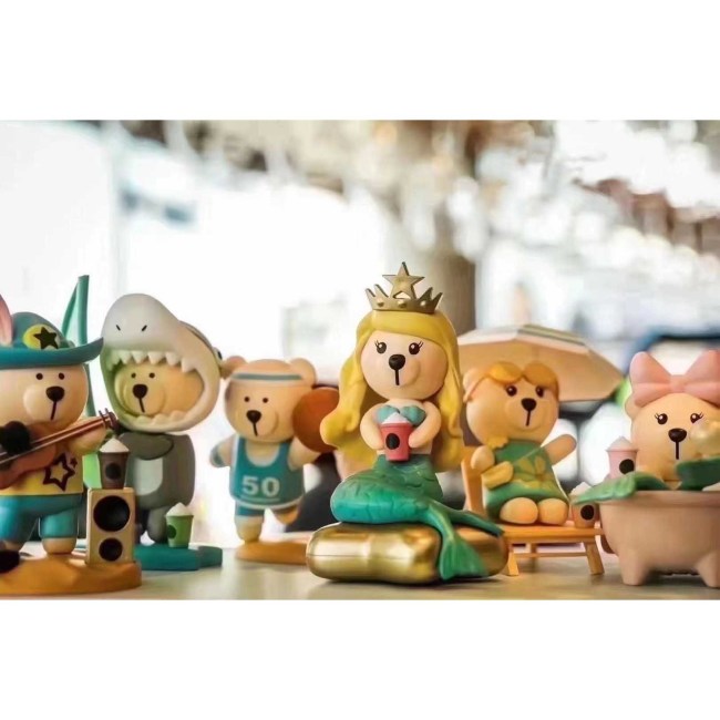 2021 Summer beach party Blind box Bear Toy Ornaments