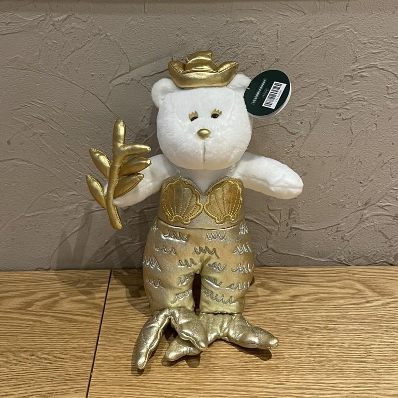 2021 Bear Bearista China Anniversary Series golden Mermaid fish tail