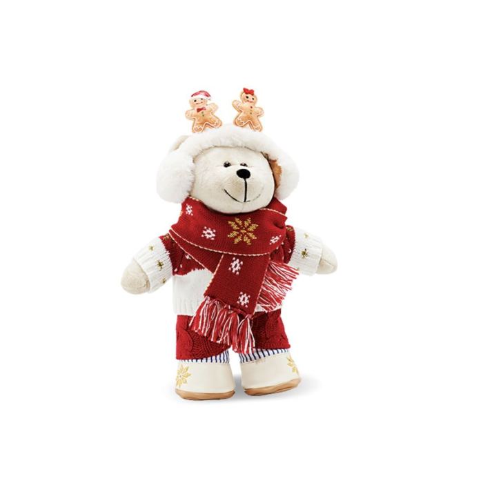 2021 China Christmas Bearista Gingerbread head cover red scarf Bear