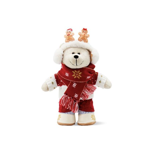 2021 China Christmas Bearista Gingerbread head cover red scarf Bear