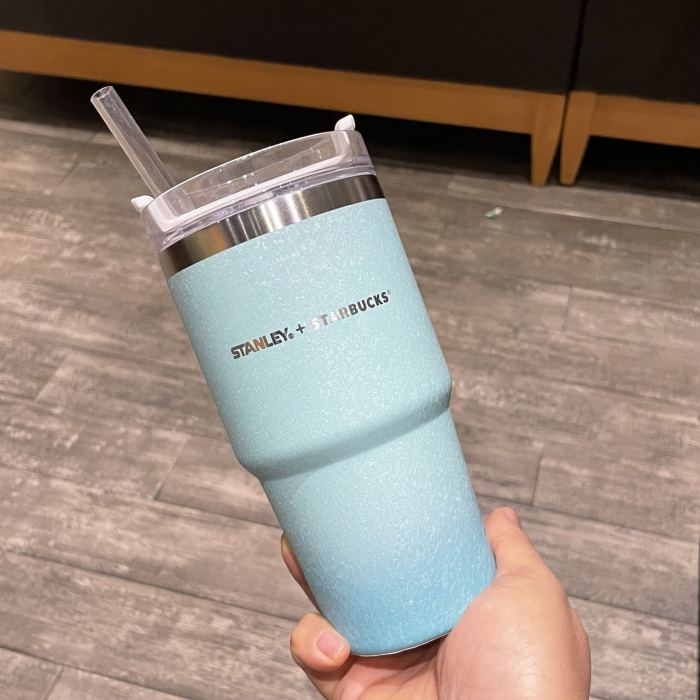 Starbucks Stanley 20oz Light Blue Cup 