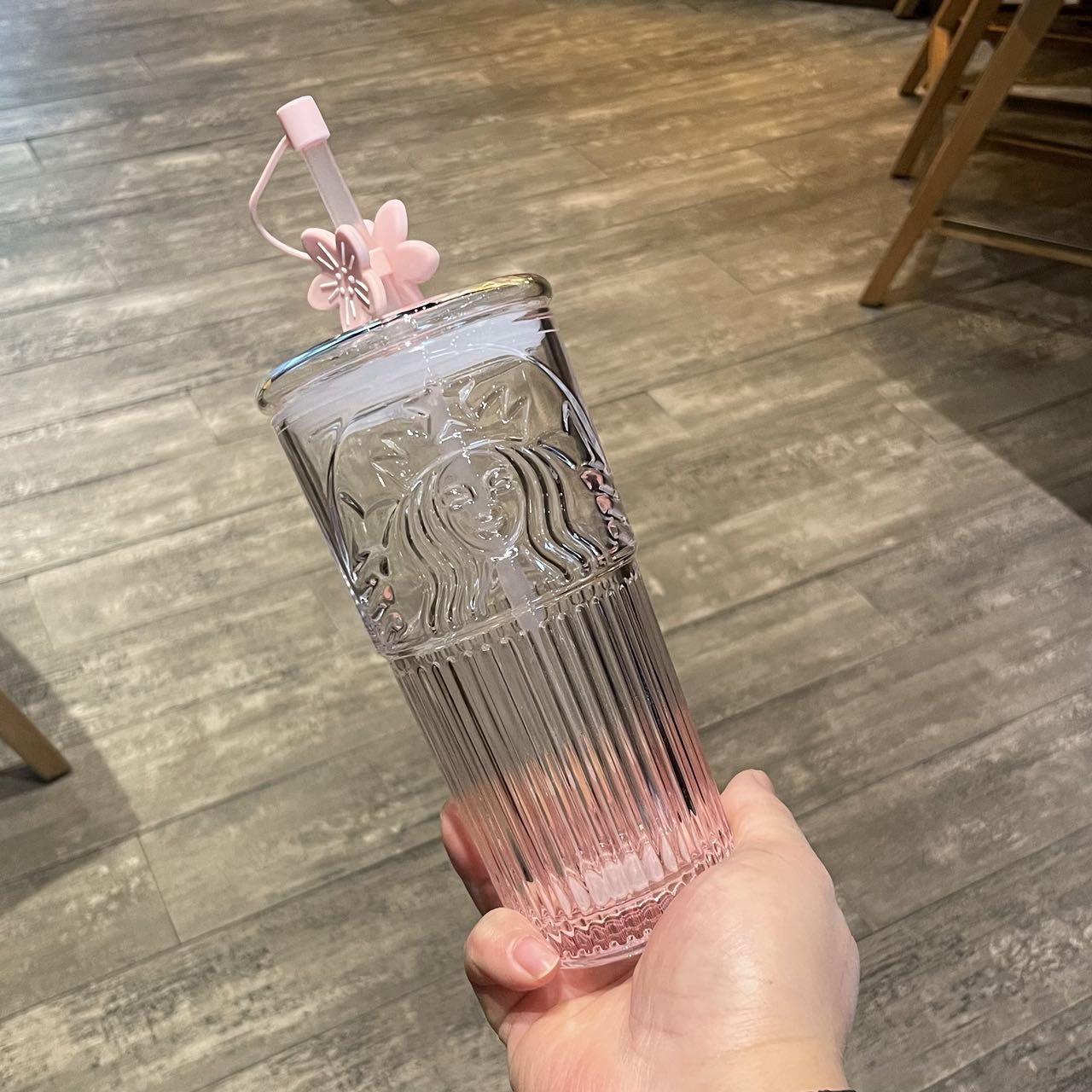 Starbucks Japan Sakura Double Wall Heat Resistant Pink Glass – MERMAIDS AND  MOCHA