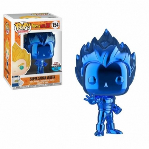 Funko Pop Super Saiyan Vegeta 154 Dragon Ball Z (Blue Chrome) [NYCC] Vinyl Figure