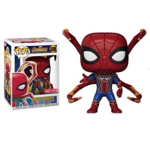 Funko Pop Marvel Avengers Iron Spider Man 3 Infinity War Action Figure Doll #300