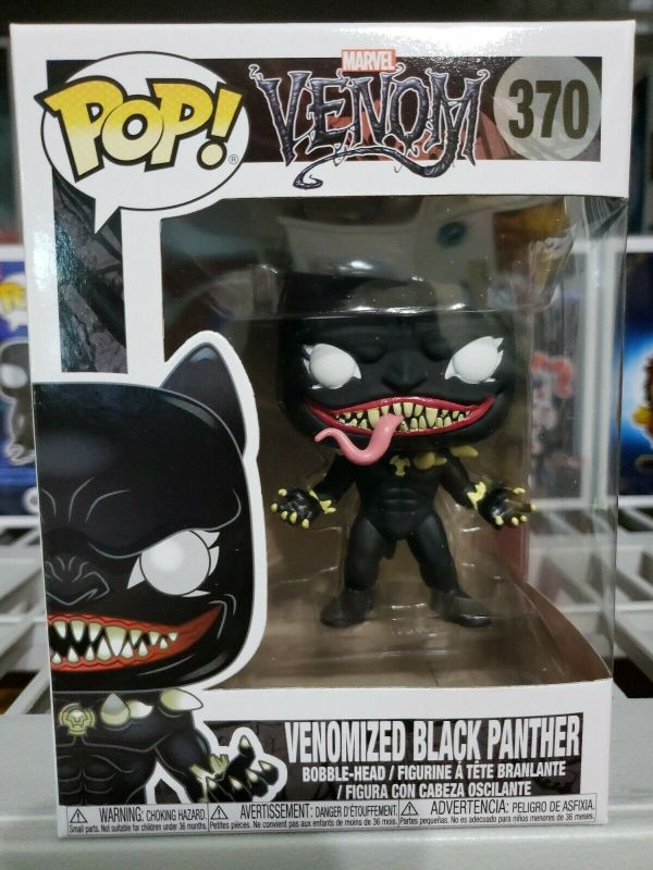US$ 29.99 - Funko Pop Marvel Venomized Black Panther #370 Vinyl Figure - www.funkosmall.com