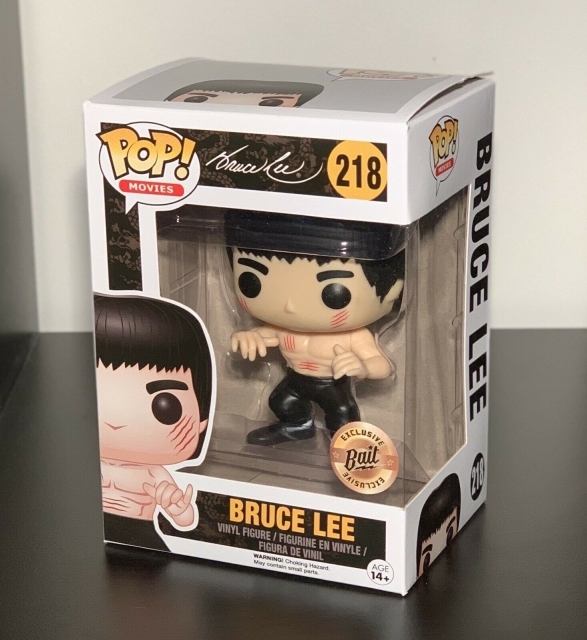 Funko Pop Bruce Lee#218 Enter the Dragon Black Pants Bait Exclusive Vinyl Figure