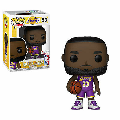 Funko Pop NBA Basketball Los Angeles Lakers Lebron James #53 (Purple Jersey)