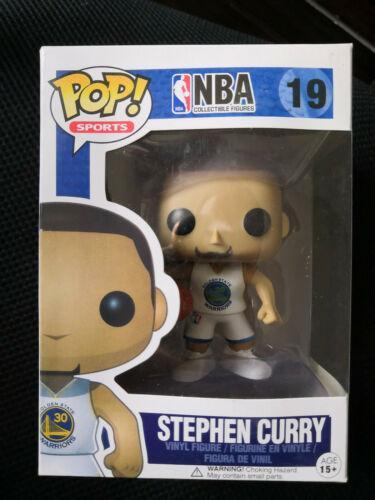 US$ 29.99 - Funko Pop NBA Stephen Curry White Jersey #19 Vinyl Figure ...