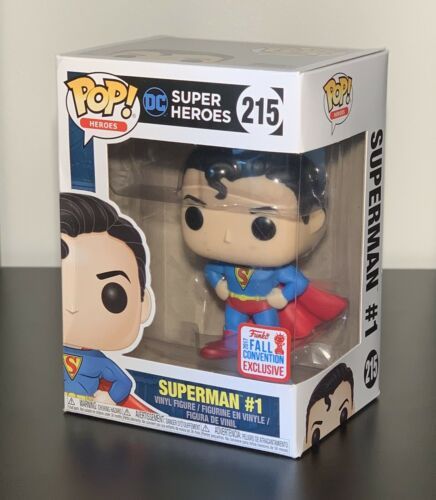 Funko Pop DC Heroes Superman#215 2017 Fall Convention Exclusive