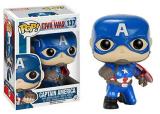 Funko Pop Marvel Civil War Action Pose Captain America #137 Vinyl Figure