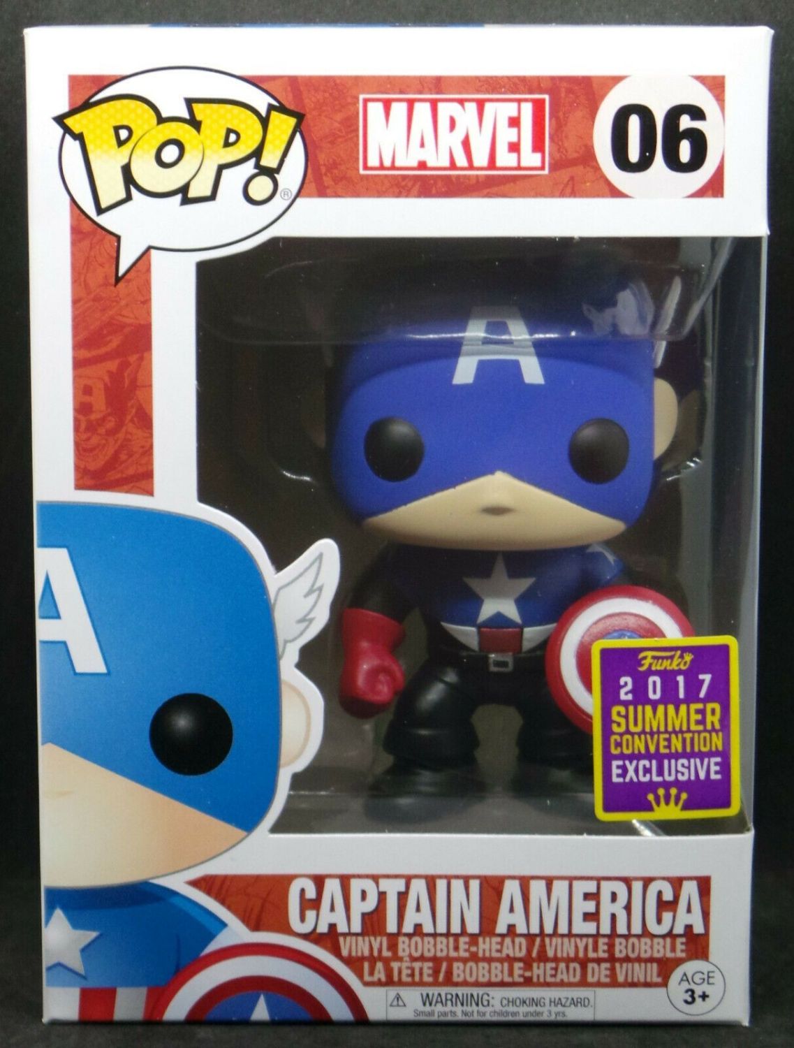 captain america art series funko value