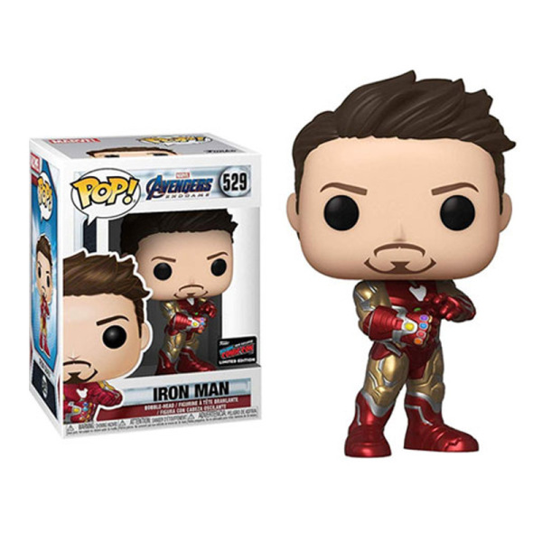 Funko Pop Iron Man #529 Marvel Avengers Endgame Tony Stark Gauntlet Exclusive