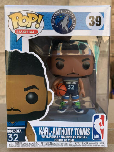 NBA (Basketball) Minnesota Timberwolves Karl-Anthony Towns Pop! Vinyl Figure NEW