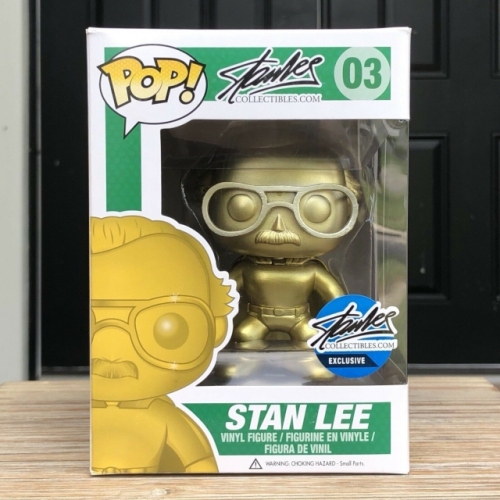 Funko Pop Stan Lee #03 Gold Superhero 2015 Comikaze Exclusive (NYCC)