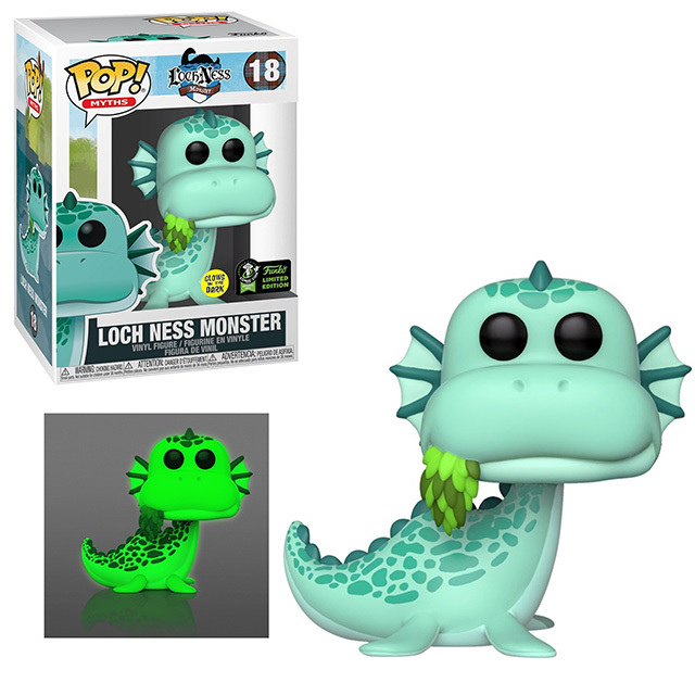 US$ 39.99 - Funko Pop Loch Ness Monster #18 Glow in the Dark GITD LE1500 ECCC 2020 Vinyl Figure