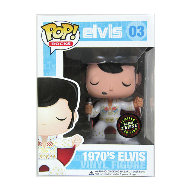 US$ 39.99 - Funko Pop Musicians 1970's Elvis #03 Glow in the dark Vinyl Figure - www.funkosmall.com