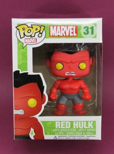 Funko Pop Marvel Red Hulk #31 Vinyl Figure