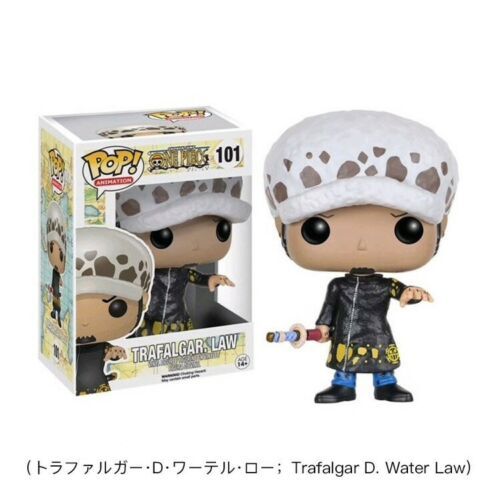 Funko pop one piece trafalgar D. water law 101 vinyl figurine