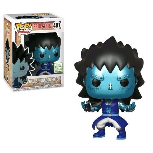 Funko Pop Fairy Tail Gajeel Dragon Force ECCC #481 Vinyl Figure