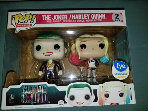 Funko Pop! The Joker and Harley Quinn 2 Pack FYE Exclusive