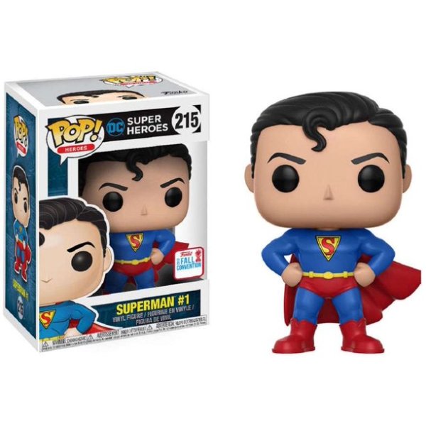 Funko Pop DC Heroes Superman#215 2017 Fall Convention Exclusive