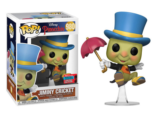 Funko Pop! Disney: Pinocchio - Jiminy Cricket 980 with Umbrella Vinyl Figure