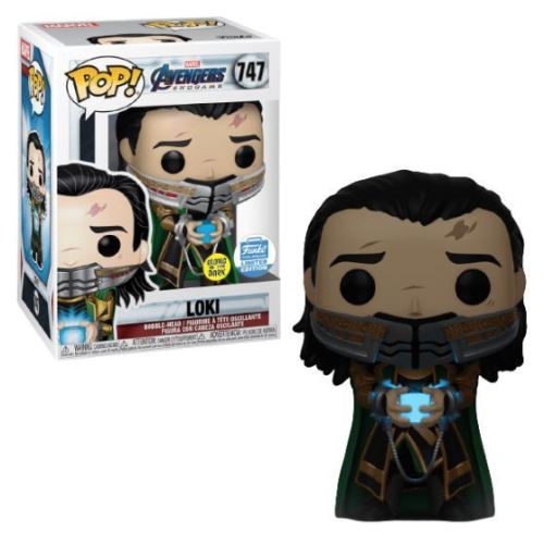 Funko Pop! Marvel: Avengers Endgame - Loki with Glow-in-The-Dark 747 Tesseract