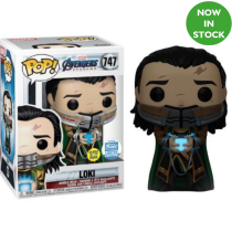 Funko Pop! Marvel: Avengers Endgame - Loki with Glow-in-The-Dark 747 Tesseract